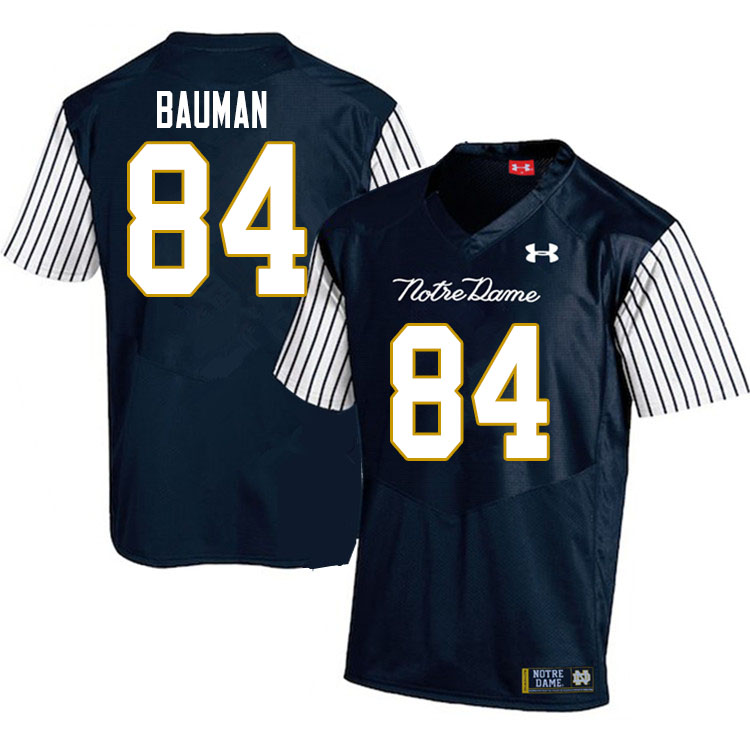 Men #84 Kevin Bauman Notre Dame Fighting Irish College Football Jerseys Sale-Alternate